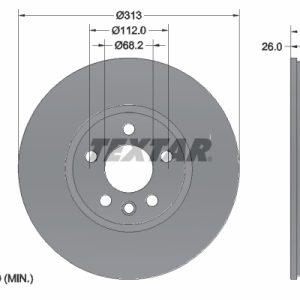 Disc frana TEXTAR 92109905 – VW | AutoRival