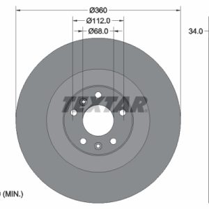 Disc frana TEXTAR 92122205 – VW | AutoRival