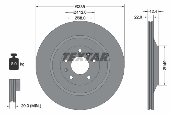 Disc frana TEXTAR 92177005 – VW | AutoRival