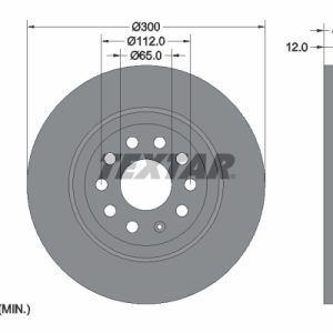 Disc frana TEXTAR 92255403 – VW | AutoRival