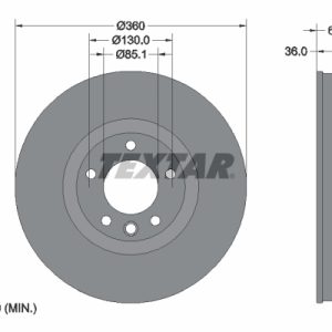 Disc frana TEXTAR 92262605 – VW | AutoRival