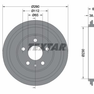 Tambur frana TEXTAR 94039300 – VW | AutoRival