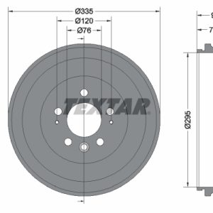 Tambur frana TEXTAR 94043900 – VW | AutoRival