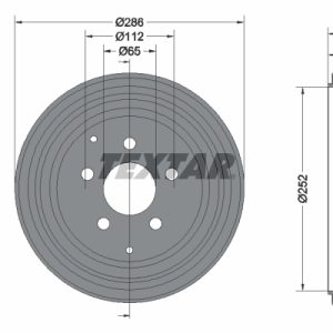 Tambur frana TEXTAR 94048300 – VW | AutoRival