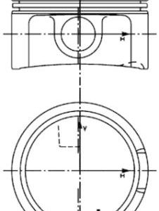 Piston KOLBENSCHMIDT 40434620
