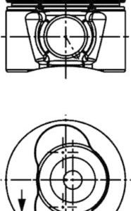Piston KOLBENSCHMIDT 40734620
