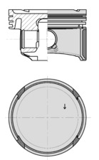 Piston KOLBENSCHMIDT 40795600