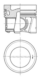 Piston KOLBENSCHMIDT 41270620