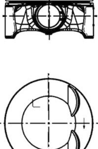Piston KOLBENSCHMIDT 41501600
