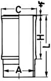 Camasa cilindru KOLBENSCHMIDT 89735110