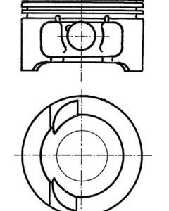 Piston KOLBENSCHMIDT 91033610