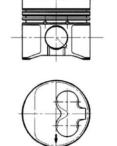 Piston KOLBENSCHMIDT 91429630