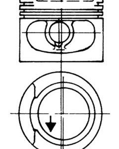 Piston KOLBENSCHMIDT 93928600