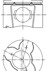 Piston KOLBENSCHMIDT 97412700
