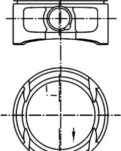 Piston KOLBENSCHMIDT 99562600