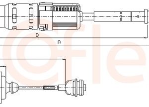 Cablu ambreiaj COFLE 10.3211 – VW | AutoRival