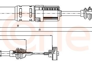 Cablu ambreiaj COFLE 10.3441 – VW | AutoRival