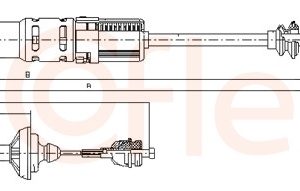 Cablu ambreiaj COFLE 10.3446 – VW | AutoRival