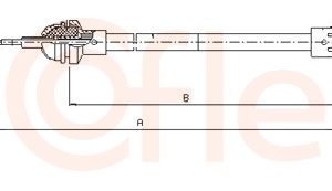 Cablu ambreiaj COFLE 10.3601 – VW | AutoRival