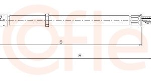 Cablu frana de parcare COFLE 10.7139 – VW | AutoRival