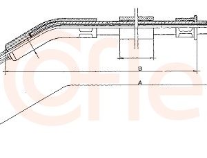 Cablu frana de parcare COFLE 10.719 – VW | AutoRival