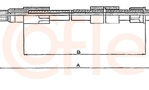 Cablu frana de parcare COFLE 10.7211 – VW | AutoRival