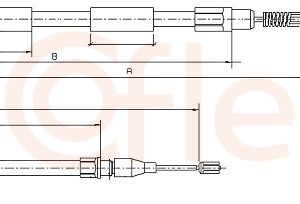 Cablu frana de parcare COFLE 10.7373 – VW | AutoRival