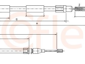 Cablu frana de parcare COFLE 10.7374 – VW | AutoRival