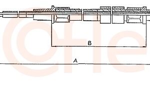 Cablu frana de parcare COFLE 10.740 – VW | AutoRival