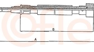 Cablu frana de parcare COFLE 10.7403 – VW | AutoRival