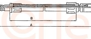 Cablu frana de parcare COFLE 10.745 – VW | AutoRival
