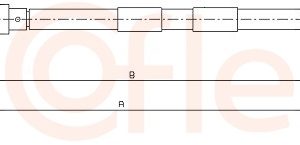 Cablu frana de parcare COFLE 10.7622 – VW | AutoRival