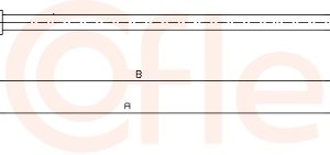 Cablu frana de parcare COFLE 10.7631 – VW | AutoRival