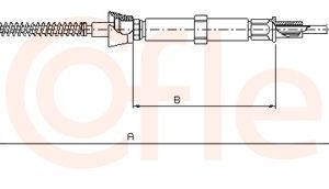 Cablu frana de parcare COFLE 10.9032 – VW | AutoRival