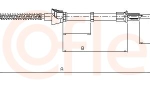 Cablu frana de parcare COFLE 10.9052 – VW | AutoRival