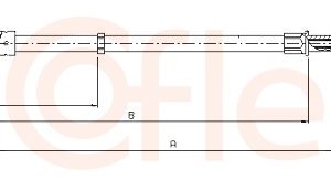 Cablu frana de parcare COFLE 10.9055 – VW | AutoRival