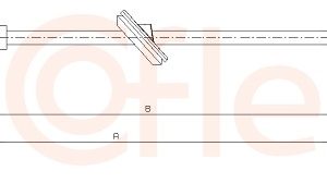 Cablu frana de parcare COFLE 10.9868 – VW | AutoRival