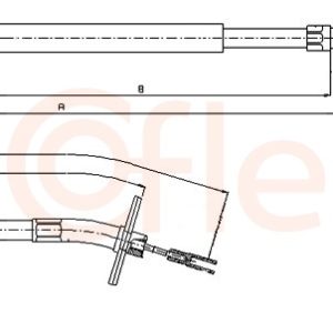 Cablu frana de parcare COFLE 10.9875 – VW | AutoRival
