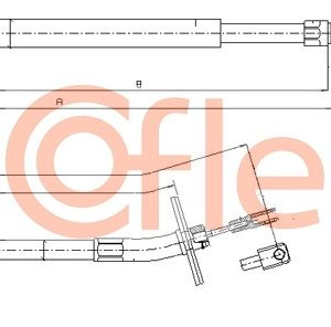 Cablu frana de parcare COFLE 10.9876 – VW | AutoRival