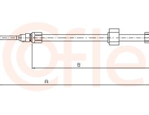 Cablu frana de parcare COFLE 10.9884 – VW | AutoRival