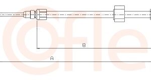 Cablu frana de parcare COFLE 10.9886 – VW | AutoRival