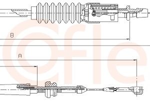 Cablu acceleratie COFLE 14.4304 – VW | AutoRival