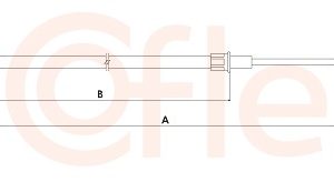 Cablu frana de parcare COFLE 92.1.VK031 – VW | AutoRival