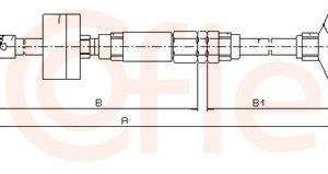 Cablu ambreiaj COFLE 92.10.3144 – VW | AutoRival