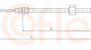 Cablu frana de parcare COFLE 92.10.9885 – VW | AutoRival