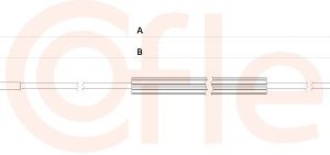 Cablu transmisie manuala COFLE 92.2CB.VK044 – VW | AutoRival