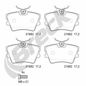 Set placute frana BRECK 21882 00 704 00 – VW | AutoRival