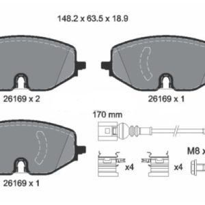 Set placute frana KRIEGER 0950006756 – VW | AutoRival