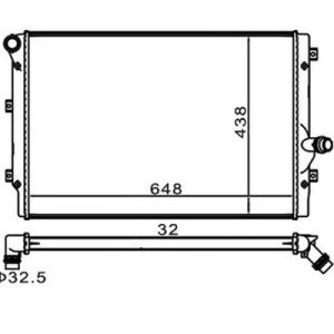 Radiator racire motor E-KRAFT 1924001040 – VW | AutoRival