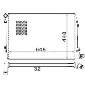 Radiator racire motor E-KRAFT 1924001042 – VW | AutoRival